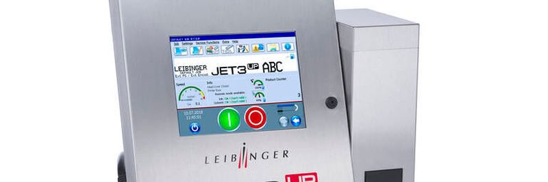 Der Leibinger Jet3-up der Universal Line lässt sich dank vieler Schnittstellen einfach in automatisierte Umgebungen einbinden.