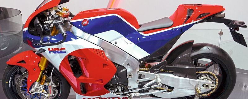 Die Honda RC 213V-s hat einen aufwendigen Zahnradsatz für den Nockenwellenatrieb.
