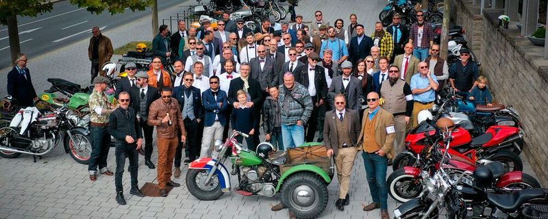 Insgesamt 82 Rider waren beim Dinstinguished Gentleman's Ride 2019 in Würzburg gemeldet.