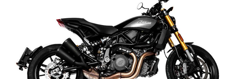 Der neue Remus Vertical an der Indian FTR 1200/S.