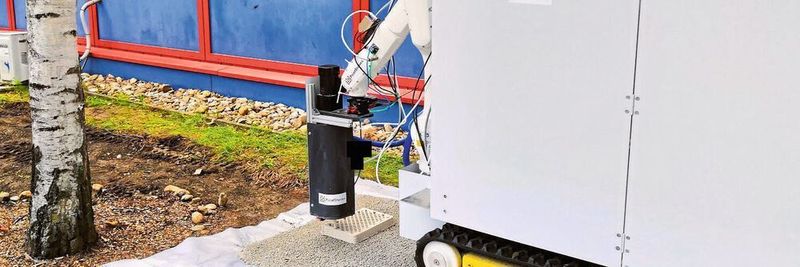 Das Herstellen und das Verlegen von Pflastersteinen in einem einzigen Prozess ist ein Anwendungsbereich für den mobilen 3D-Drucker.