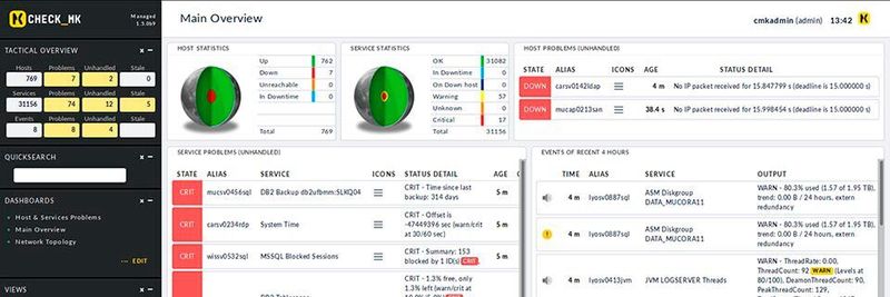 Checkmk ist eine Monitoring-Lösung für hybride IT-Infrastrukturen.