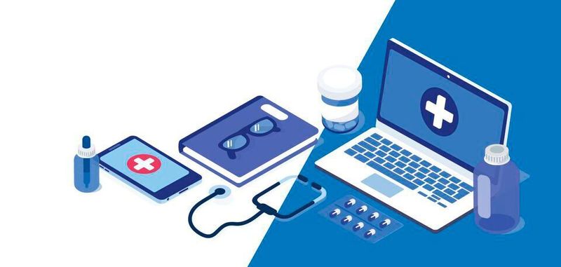 Sieht so die Zukunft der Sprechstunde aus? Über verschiedene Kommunikationsmittel können Ärzte mit Patienten in Kontakt treten.