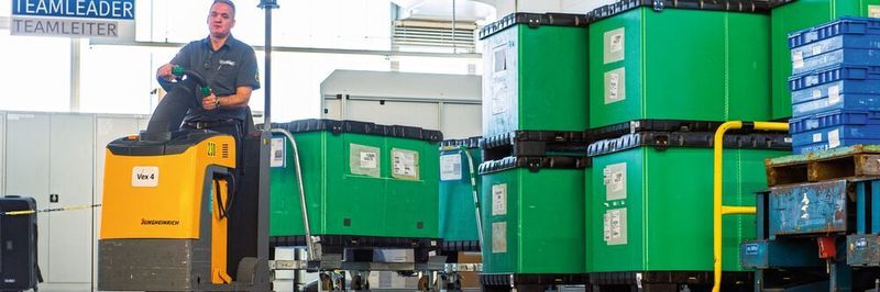 Die standardisierten Transportlösungen von Walther Faltsysteme ermöglichen ein einfacheres Handling und schnellere Abläufe.