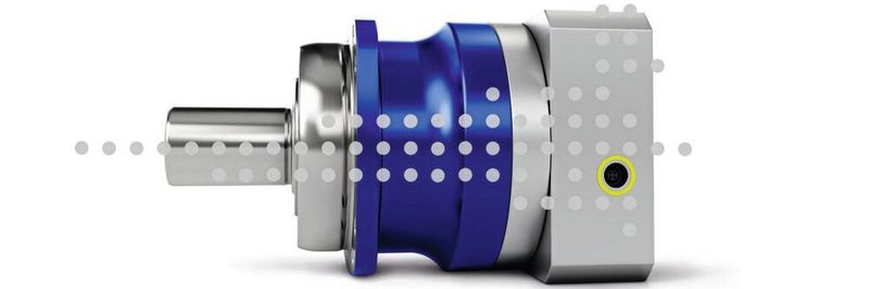 Produkte und Antriebslösungen von WITTENSTEIN werden zunehmend smarter und um digitale Services ergänzt. Im Bild: das neue smarte Planetengetriebe der WITTENSTEIN alpha GmbH.