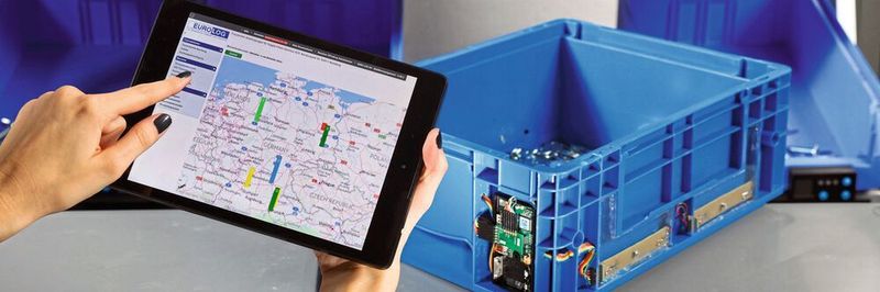 Über die IoT-Serviceplattform, mit der die Behälter verbunden sind, können Disponenten jederzeit erkennen, wo sich der Behälter befindet und welchen Umwelteinflüssen er ausgesetzt ist.