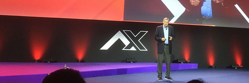 Jim Goodnight, Chief Executive Officer, SAS, eröffnet die Analytics Experience (AX) 2019-Konferenz seines Unternehmens in Mailand.
