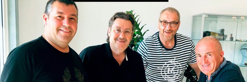 Heinz Freidig, Peter Hostettler, Pierrot Marmai und Philippe Coulon (v.l.n.r.).