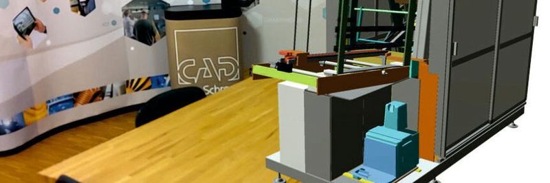 Die kostenlose App „i4 Augmented Review“ kann 3D-Modelle in eine reale Umgebung einblenden.