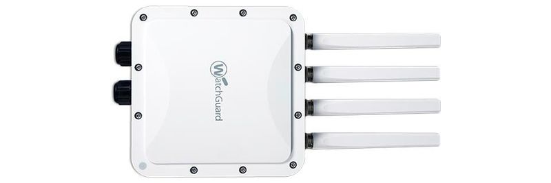Der WatchGuard AP327X bietet vier N-Anschlüsse für den Einsatz gerichteter oder omnidirektionaler Antennen.