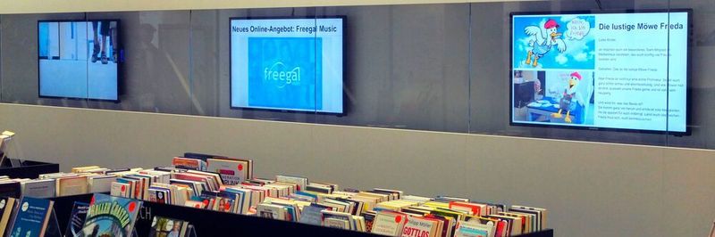 In Friedrichshafen erhalten Bürger künftig aktuelle Informationen mithilfe von Digital-Signage-Bildschirmen