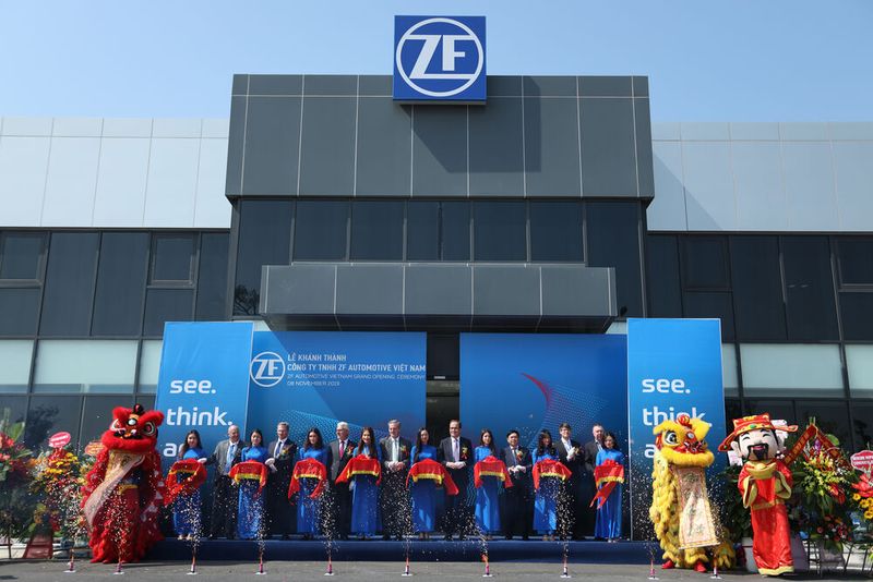 Die Eröffnung des vietnamesischen ZF-Werks Haiphong.
