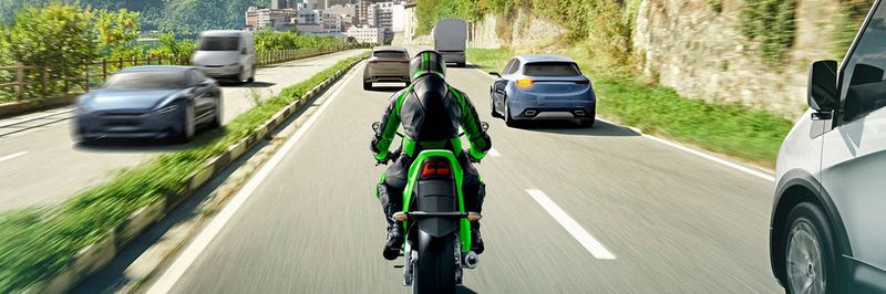 Künftig sollen Motorräder von Kawasaki automatisch den Abstand zum Vordermann halten.