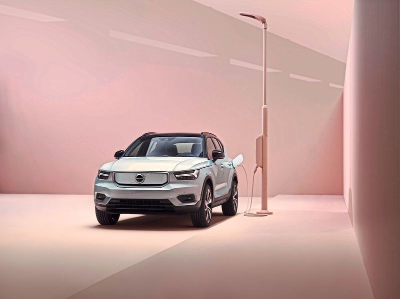 Der XC40 Recharge ist das erste vollelektrische Modell von Volvo.