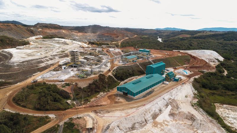 Lithium-Produktion von AMG in Brasilien.