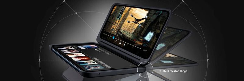 Ein Dual-Screen-Display statt einem faltbaren Display eröffnet andere Nutzungsmöglichkeiten.