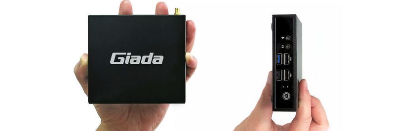 Mit Abmessungen von 117 x 107 x 30 mm ist der Giada DN73 gerade einmal handtellergroß. Der Mini-Rechner mit Android basiert auf dem ARM-SOC RK3328 von Rockchip, der für die Wiedergabe von 4K-Videos entwickelt wurde.