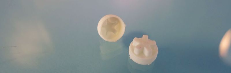 Die filigrane Hülse zum Testen von Materialien und Geometrie in der Medizintechnik ist nur mit dem CIM-Pro-Verfahren herstellbar.