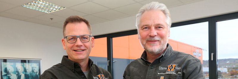 Am 1. Januar 2020 wird Thomas Noetzel (l.) Andreas Scholz Position bei CCE übernehmen: Nach 15 ereignisreichen Jahren zieht sich der „Macher" aus der Geschäftsführung zurück.