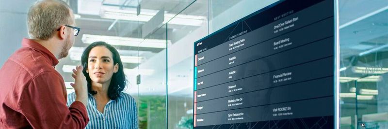 Raumbuchung von Roomz nun auch über den Smart-TV.
