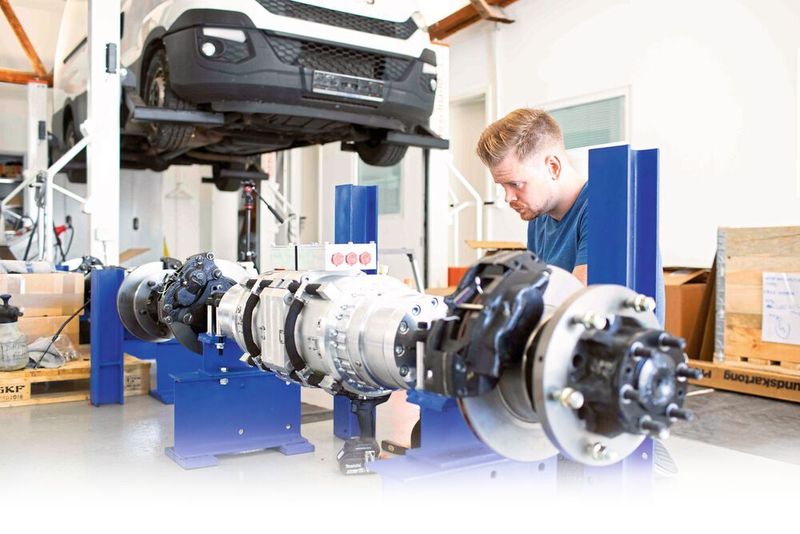 Den E-Antrieb haben die Dipl.-Ingenieure Rainer & Oliver Puls GmbH entwickelt.