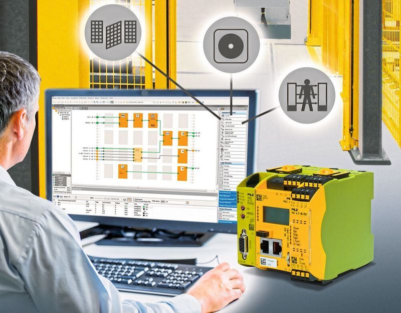 „Multi“ in jeder Hinsicht: Der PNOZmutli Configurator kombiniert verschiedenste Bausteine in konfigurierbaren sicheren Kleinsteuerungen für nahezu jeden Anwendungsfall.