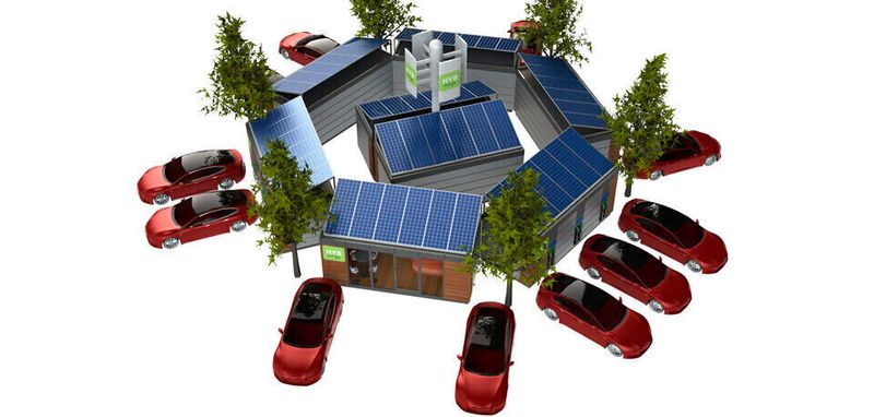 Die E-Tankstellen von Hyb Energy lassen sich unabhängig von einer Strominfrastruktur aufbauen.