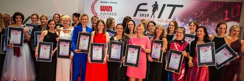 So sehen Sieger aus: die Gewinnerinnen der WIN-Awards 2019