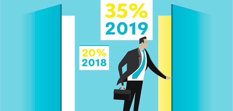 Immer mehr ArbeitnehmerInnen wollen den Job wechseln.