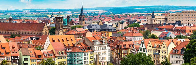 Das Landeskirchenamt der Evangelischen Kirche in Mitteldeutschland befindet sich in Erfurt