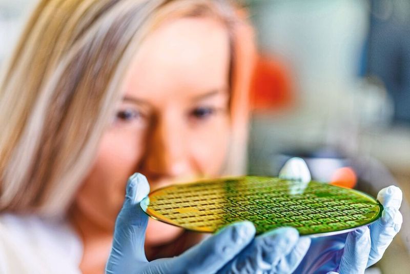 Wissenschaftler der TU Ilmenau analysieren intelligente Werkstoffe um damit energieeffiziente neuromorphe Schaltkreise zu realisieren.