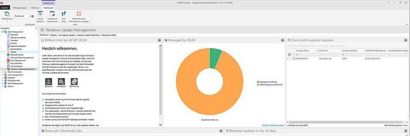 ACMP CAWUM soll Windows-Updates effizienter und bedienerfreundlicher managen können als WSUS.