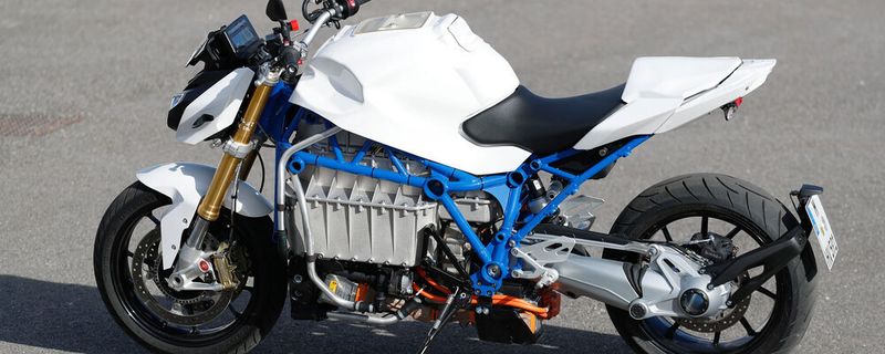 Der Prototyp des BMW-E-Bikes sieht rustikal aus.