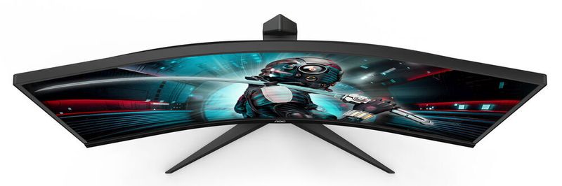 Die 34-Zoll-Monitore AOC CU34G2 und CU34G2X basieren auf VA-Panels mit 1500R-Krümmung und einer Auflösung von 3.440 x 1.440 Bildpunkten.