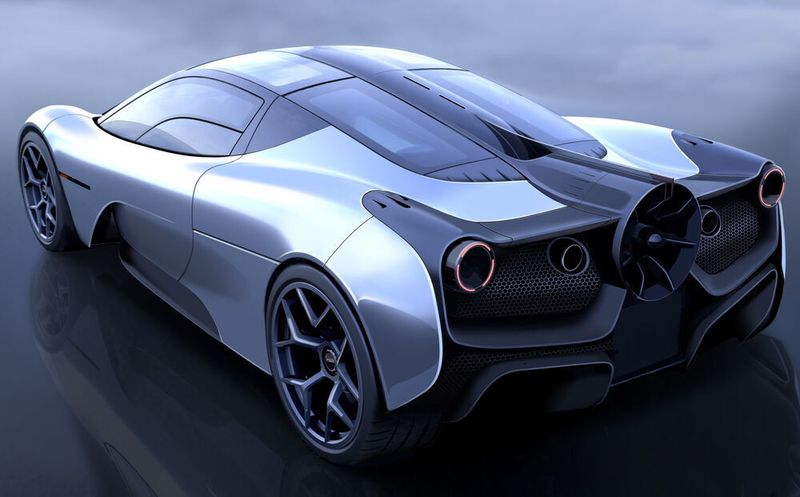 Der T.50 hat ein ausgeklügeltes Aerodynamikkonzept und kann so auf Riesenspoiler verzichten.