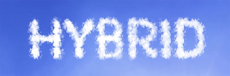 Hybride Netzwerke aus Cloud-Diensten und lokalen Infrastrukturen kombinieren das beste aus beiden Welten.