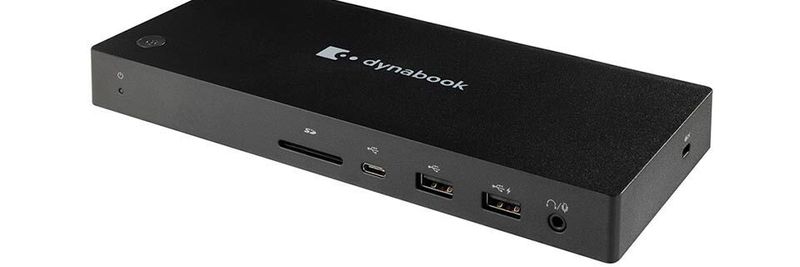 Das USB-Typ-C-Dock von Dynabook misst 23,4 x 8,4 x 3 Zentimeter.