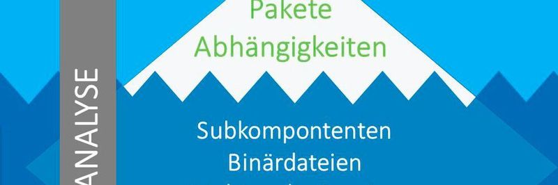 Pakete und Abhängigkeiten sind nur die Spitze der Codebasis, unter der Oberfläche verstecken sich viele weitere Komponenten.