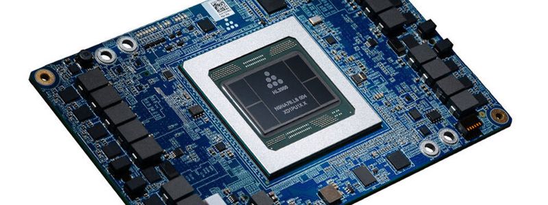„Habana Labs Gaudi“ ist laut Hersteller der „einzige KI-Prozessor mit integriertem Remote Direct Memory Access (RDMA) über Converged Ethernet“, um Skalierbarkeit und niedrigere Gesamtbetriebskosten zu gewährleisten.