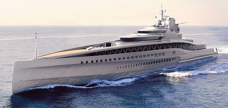 Könnte schon bald mit Brennstoffzellen fahren: eine Jacht von Fincantieri.