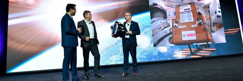 Im Rahmen der Bosch-Pressekonferenz auf der CES 2020 wurden diverse Messehighlights vorgestellt.