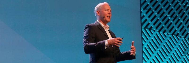 Steve Koenig, Vice President of Research der CTA, präsentiert auf der CES 2020 die aktuellen Technologietrends.