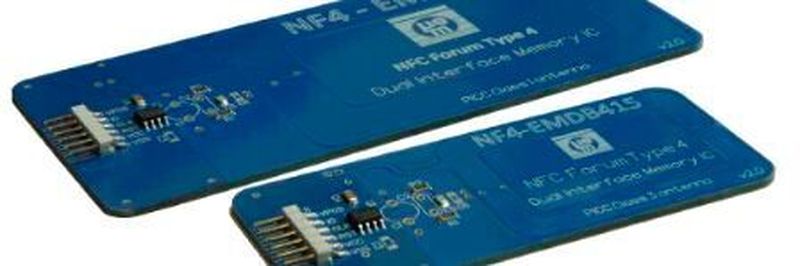 Das Development-Kit erleichtert den Einstieg in die Entwicklung von Anwendungen der Nahfeldkommunikation mit dem NF4-Chip.