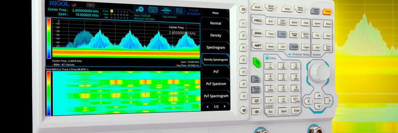 Der Spektrum-Analysator RSA3030E-TG verfügt über digitale IF-Technologie für exakte Messungen von 9 kHz bis maximal 3,0 GHz und lässt sich über den Touchscreen bedienen.