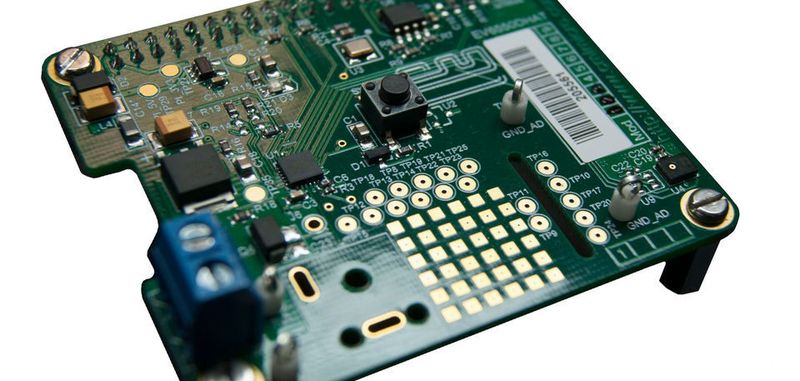 Evaluationboard EV6550DHAT: Die Steckplatine erweitert Raspberry Pi um Sprachfunktionen.