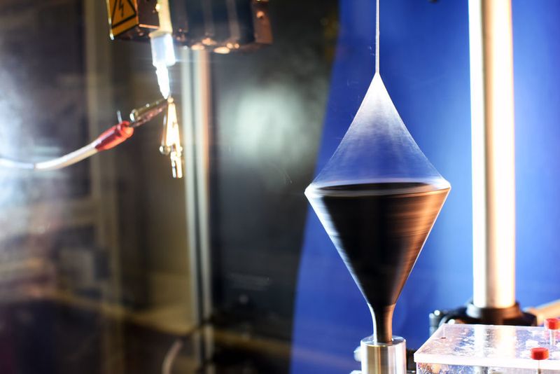 Elektrospinnen einer multifibrillaren Polyacrylnitritfaser.