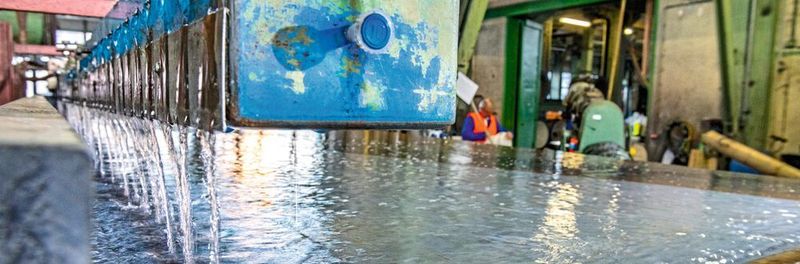 Zur Erzaufbereitung ist viel Wasser erforderlich. Mittels Digitalisierung und smarter Software sind bedeutende Einsparungen möglich.