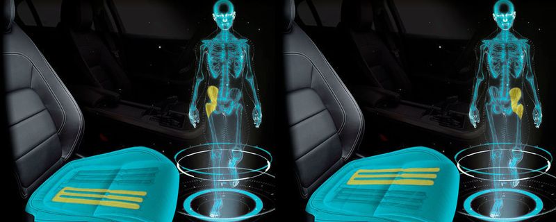 Jaguar Land Rover entwickelt einen Autositz, der den Geh-Rhythmus, das sogenannte Beckenpendeln, simuliert.