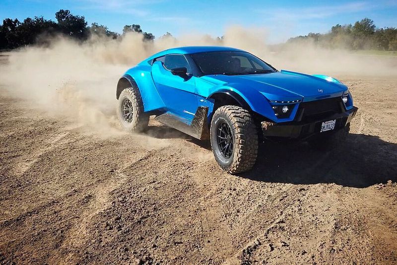 Der G-Tec X-Road von Laffite ist eine Mischung aus Dünenbuggy und Sportwagen.