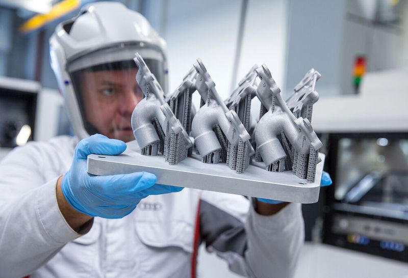 Wie setzen Industrieunternehmen die additive Fertigung heute ein? In einer Umfrage gaben über 500 Anwender ihre praktischen Erfahrungen ein. Im Bild: Das Metall-3-D-Druckzentrum von Audi.